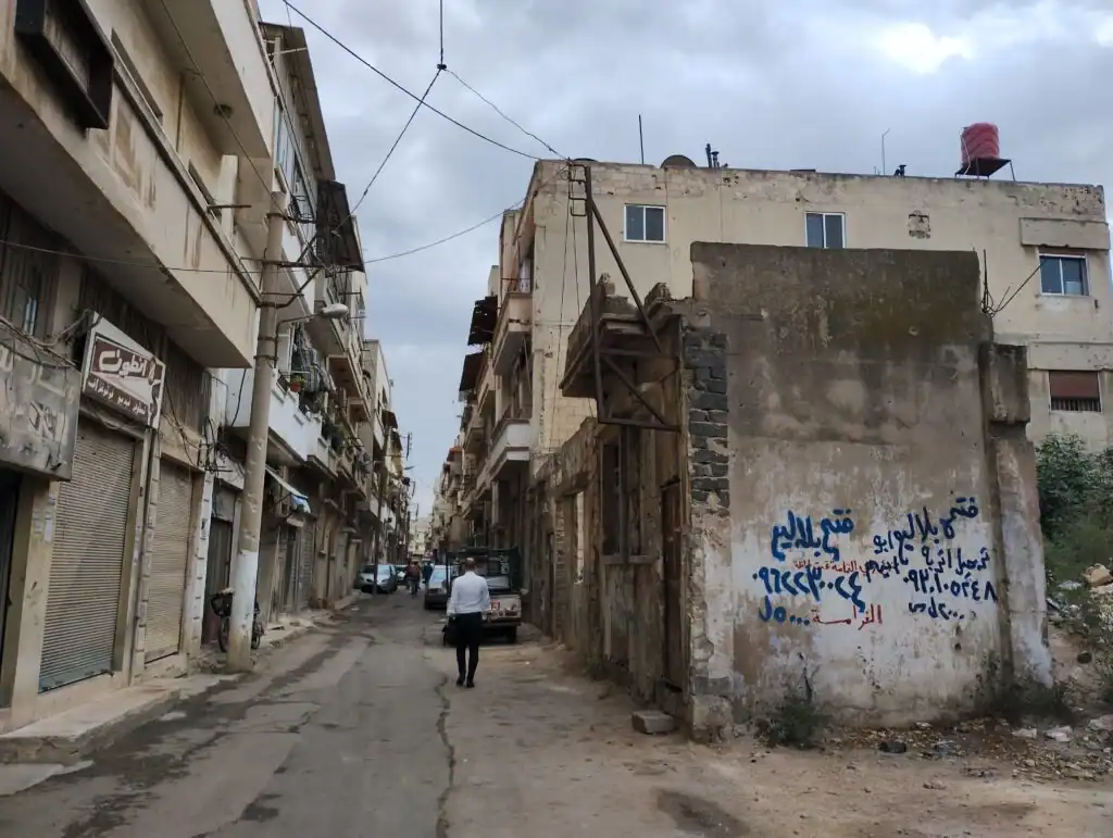 Calle en Siria