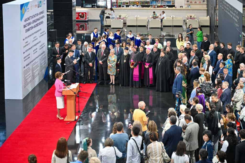 The Shroud of Turin exhibition in August 2025 in Astana, Kazakhstan