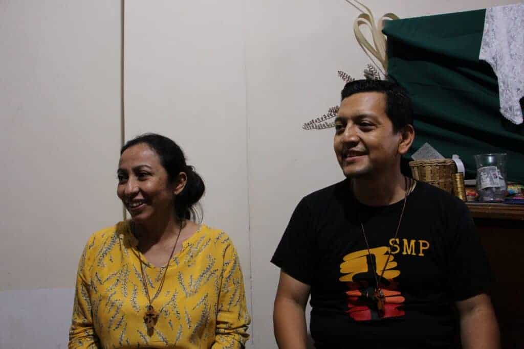Mirna Sucely Ramírez and José Flavio Silvestre