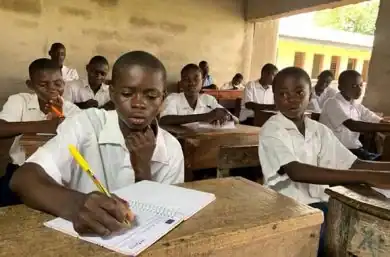 Estudiantes en Nigeria