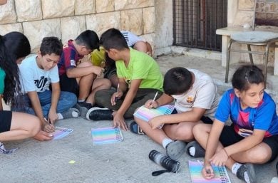 Campamento niños Siria
