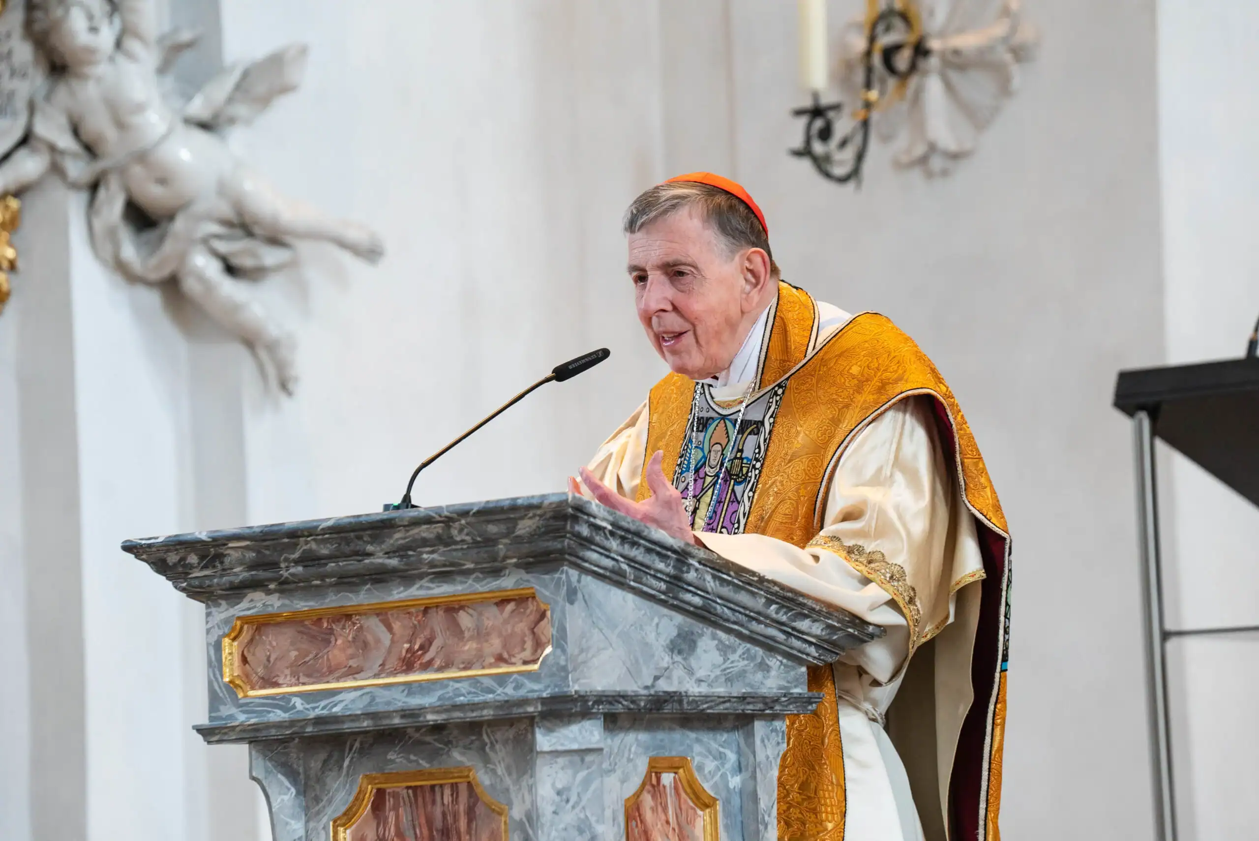 Cardinal Kurt Koch in the Abbey Church of Einsiedeln on May 31, 2026