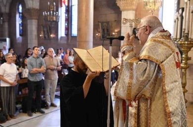 Archbishop Jean-Clement Jeanbart offers a liturgy for ACN