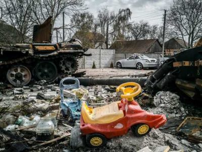 Ukraine, April 2022
Bohdanivka, a small village near Kiev/Kyiv damaged and destroyed by the war.