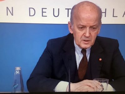 Germany, Berlin April 22th 2021
The Press Conference on the occasion of the presentation of the "Religous Freedom in the World Report 2021" at the Meeting Centre in the House of the Federal Press Conference in Berlin: Thomas Heine Geldern (ACN International Executive President)